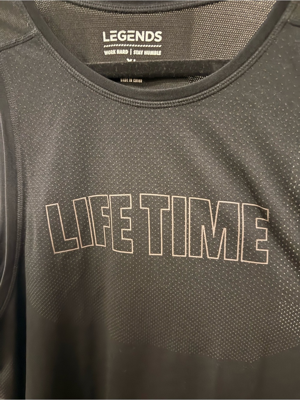 Legends x Life Time Athletic Tank Top - Black (Size XL)